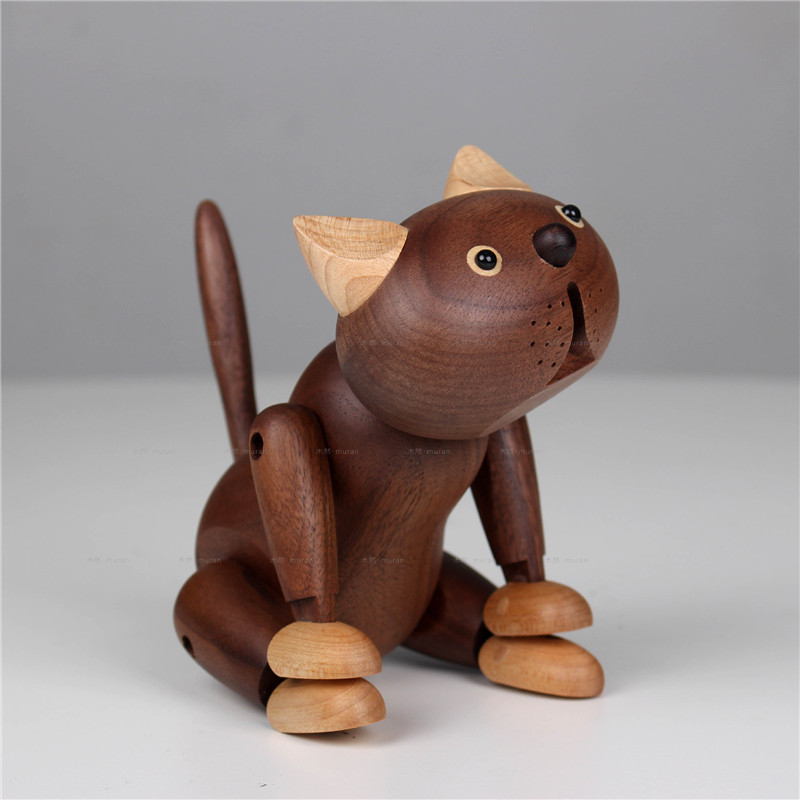 Wooden Animal Cat